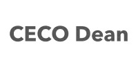 The image displays the text CECO Dean in bold, gray letters on a white background.