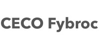 The image displays the text CECO Fybroc in bold, gray font on a white background.