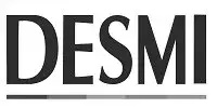 The image shows the word DESMI in bold, black capital letters with a horizontal gray line underneath.