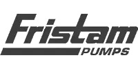 Fristam Pumps logo in bold, italicized black text with Fristam above a line and Pumps in smaller font below and to the right.