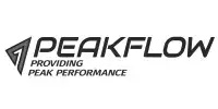 The PeakFlow logo with the text PEAKFLOW PROVIDING PEAK PERFORMANCE and a stylized arrow design on the left.