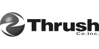 Thrush Co. Inc. logo featuring a stylized circular design to the left of the company name in bold letters.