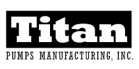 Titan Pumps Manufacturing, Inc. logo in black text on a white background.