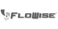 FlowWise logo in grayscale, featuring the word FlowWise with a stylized design element to the left.