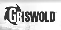 The word GRISWOLD is in bold black letters, with a circular saw blade design partly surrounding the letter G.